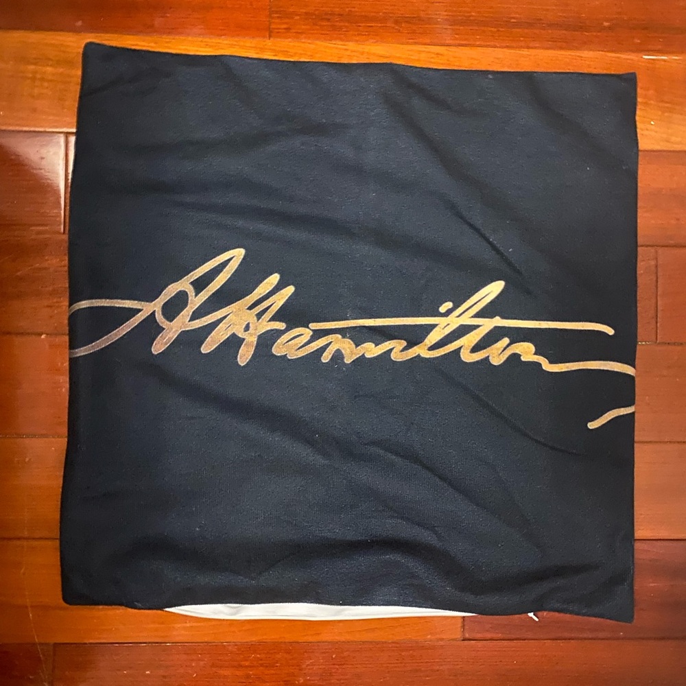 16x16 Alexander Hamilton Musical Throw Pillow Cover